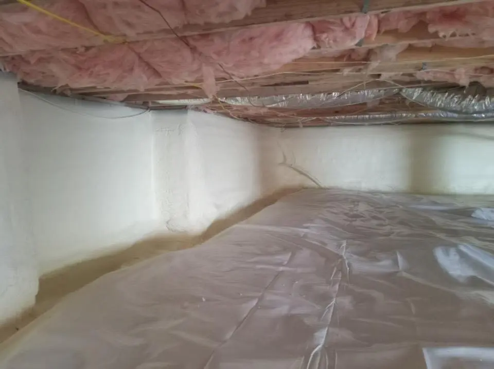 Crawl space encapsulation with closed-cell spray foam for Attic Insulation in Tamalpais-Homestead Valley